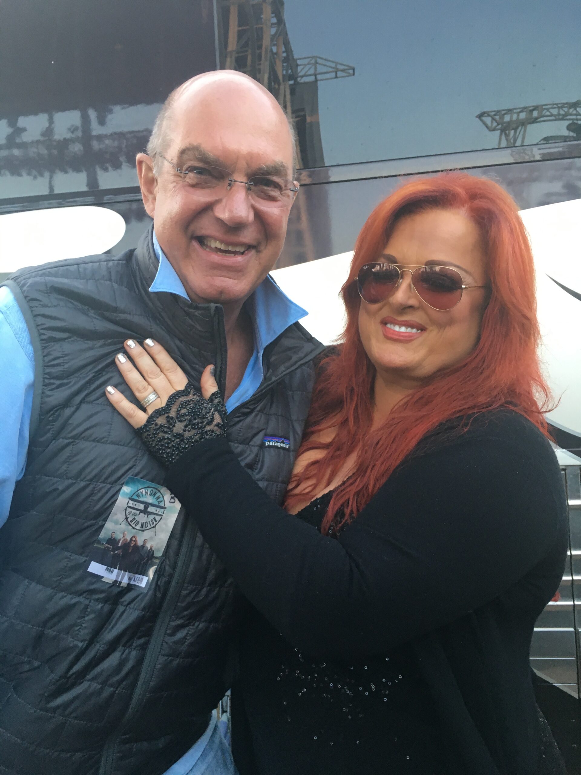 Country singer Wynonna with James C. Vogelzang